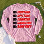 Caddyshack Rules Long Sleeve Tee