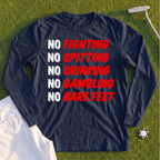 Caddyshack Rules Long Sleeve Tee