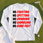 Caddyshack Rules Long Sleeve Tee