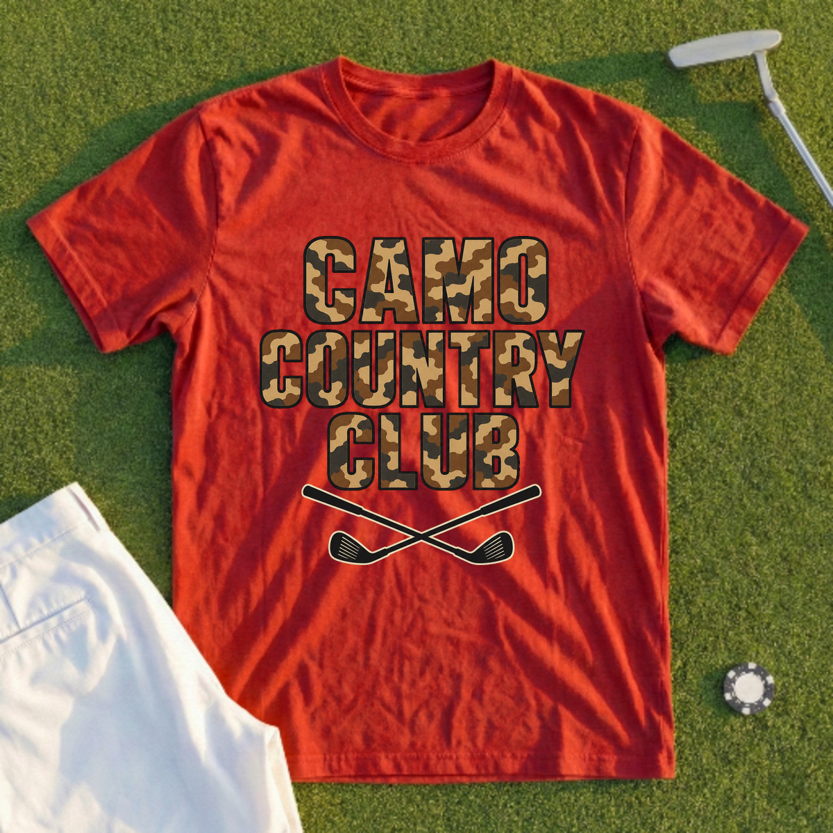 Camo Country Club Tee