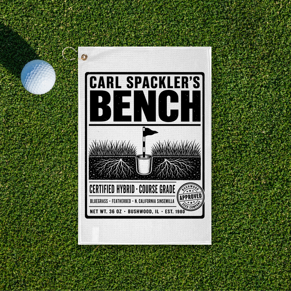 Carl Spackler's Bench Golf Towel
