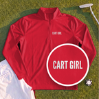 CART GIRL Dimples Quarter Zip