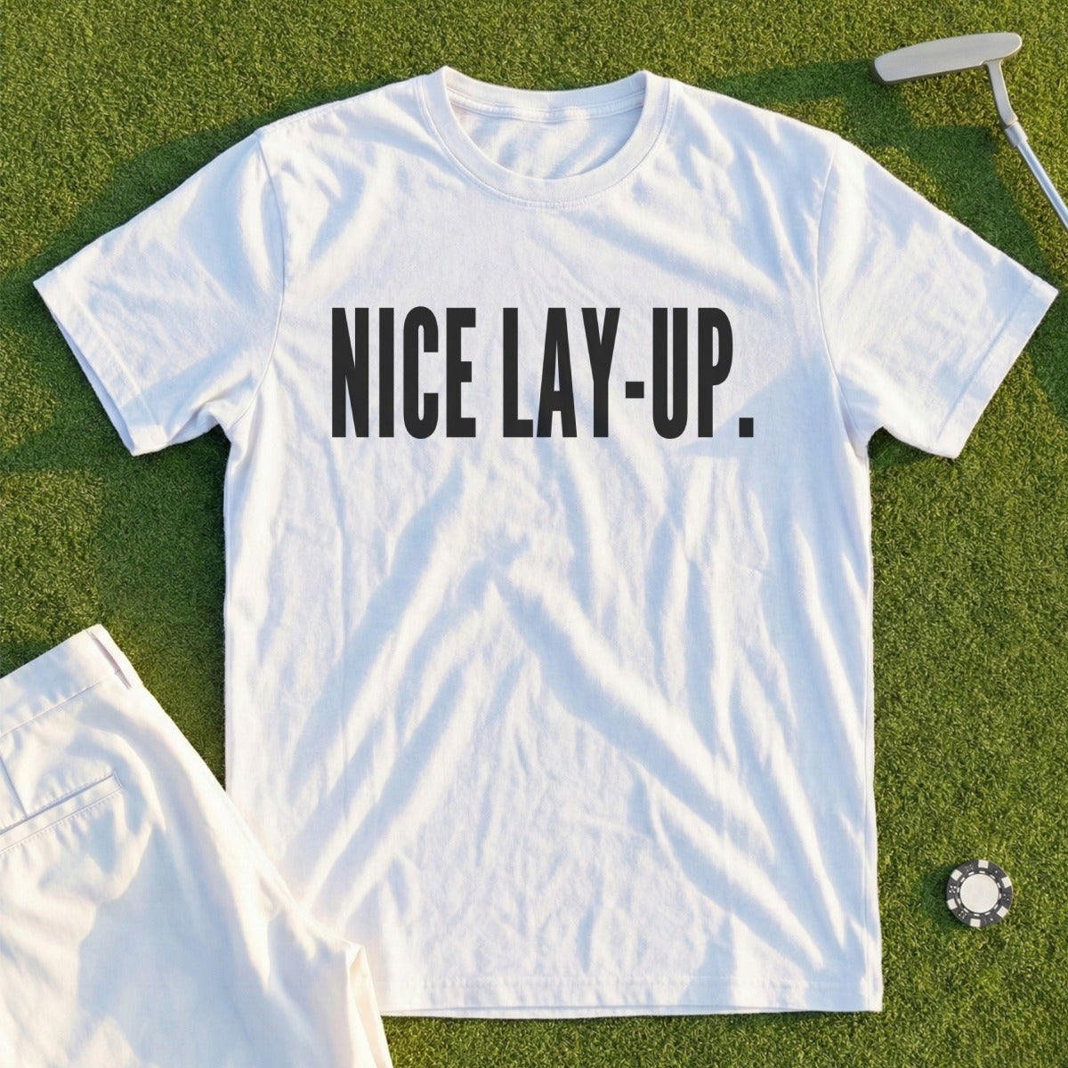 Nice Lay-Up Graphic Tee for Casual Golf Fans Product