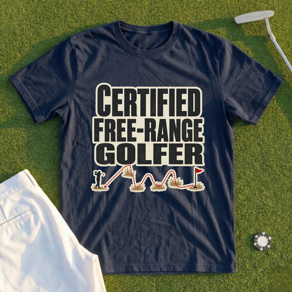 Certified Free-Range Golfer Tee