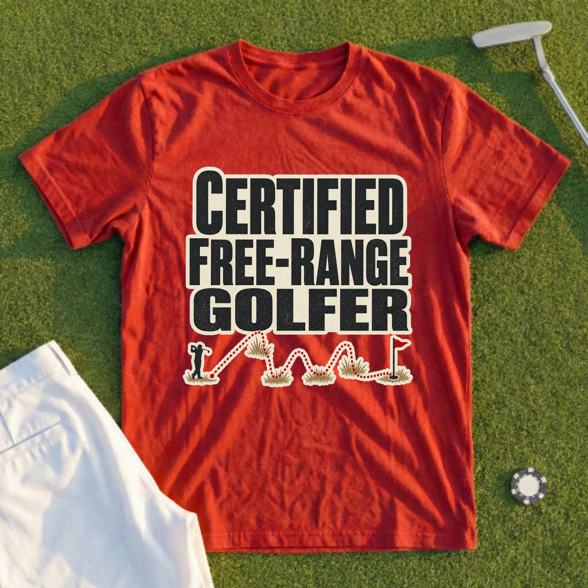 Certified Free-Range Golfer Tee