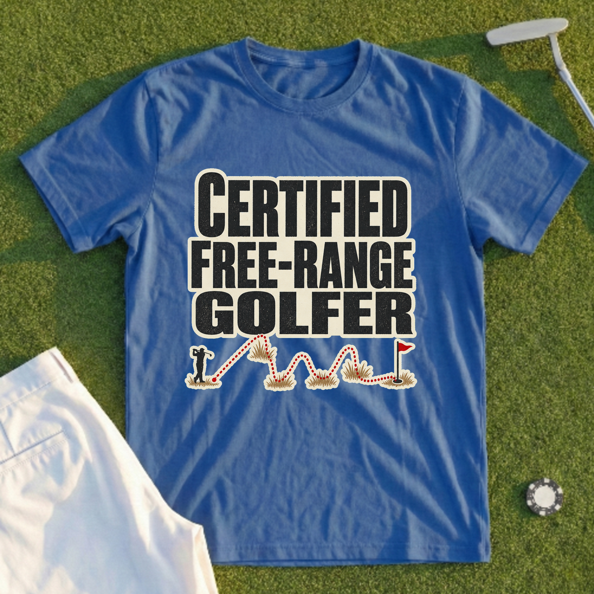 Certified Free-Range Golfer Tee