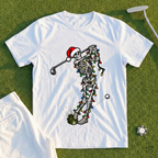 Christmas Lights Skeleton Swing Tee