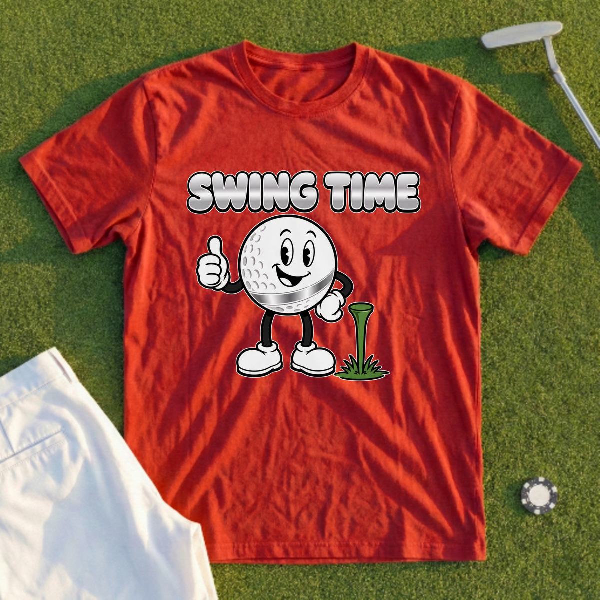 Chrome Ball Thumbs-Up Tee