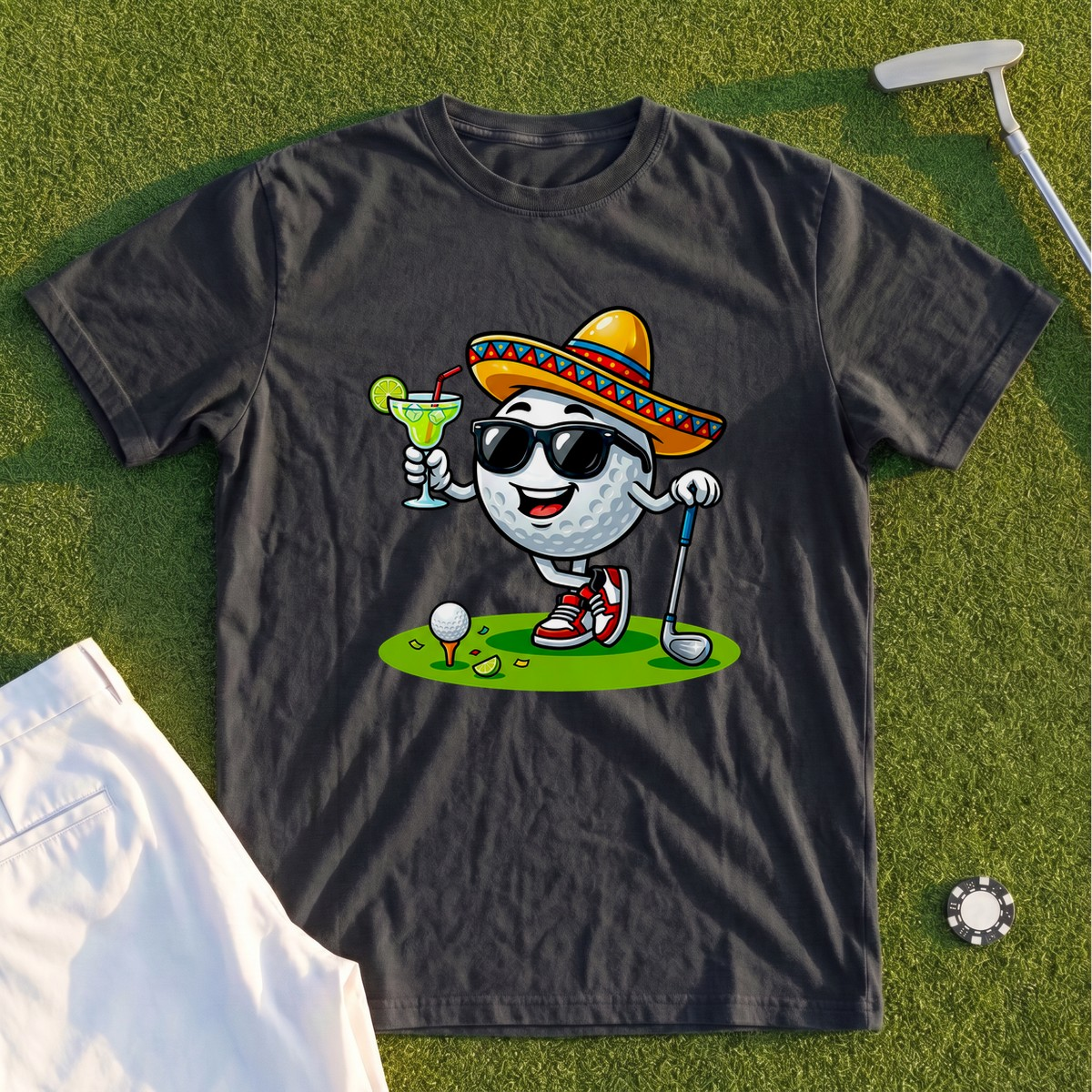 Cinco De Mayo Ball Premium Tee