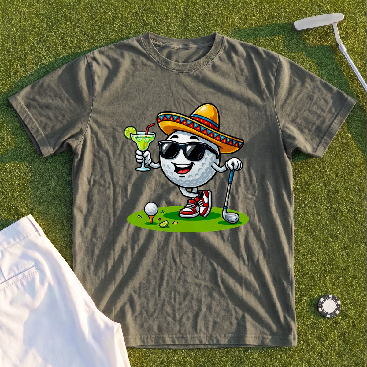 Cinco De Mayo Ball Premium Tee
