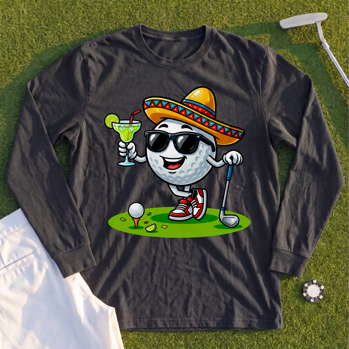 Cinco De Mayo Ball Long Sleeve Tee