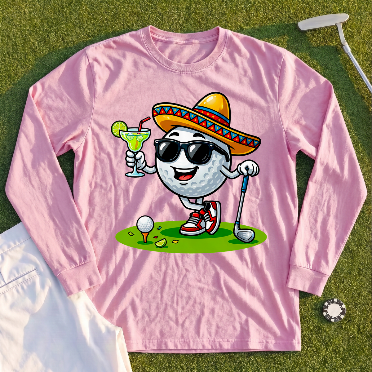 Cinco De Mayo Ball Long Sleeve Tee