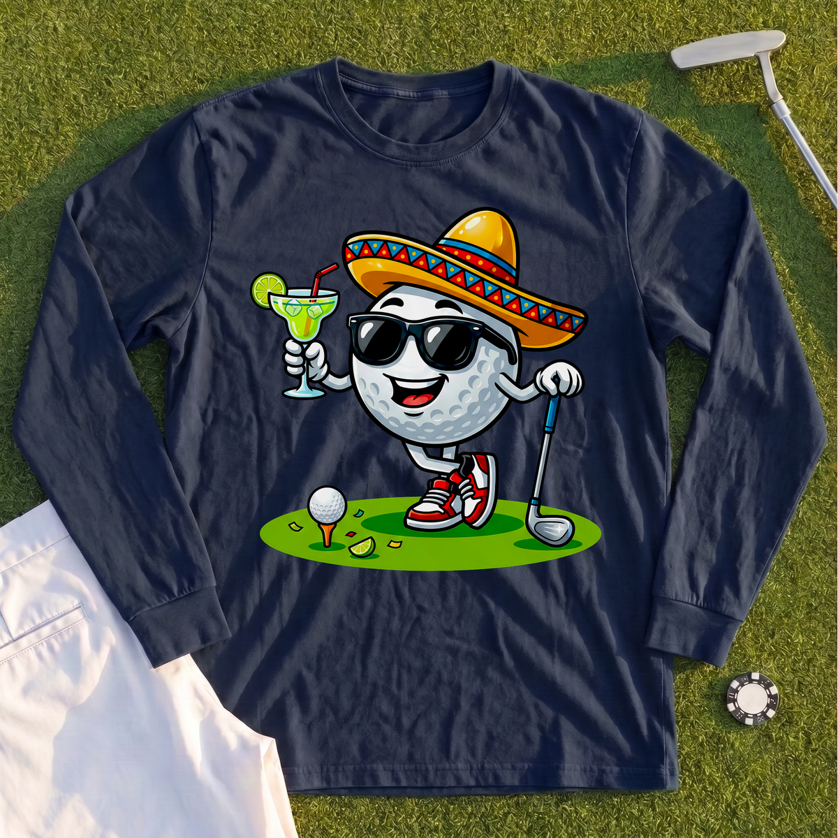 Cinco De Mayo Ball Long Sleeve Tee