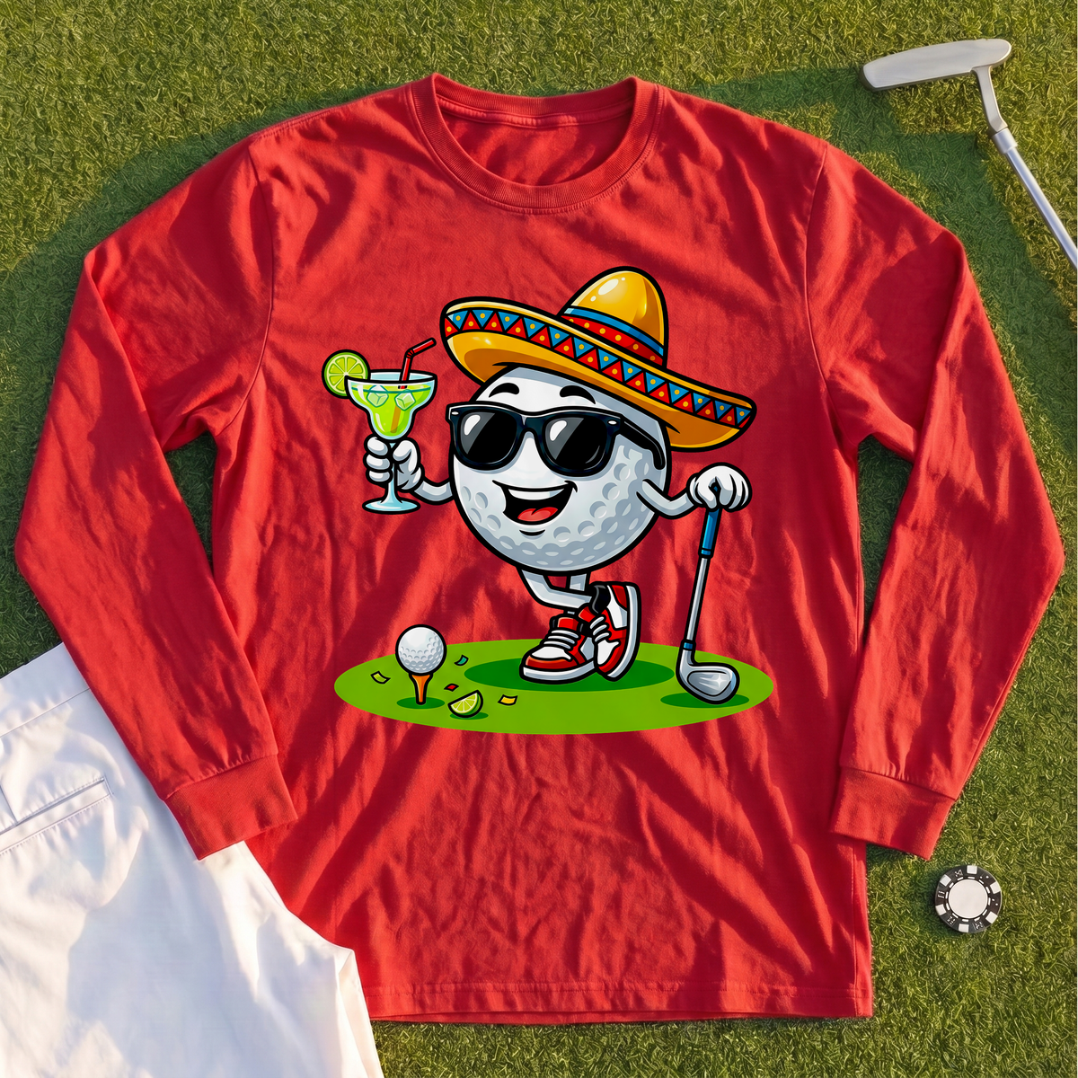 Cinco De Mayo Ball Long Sleeve Tee