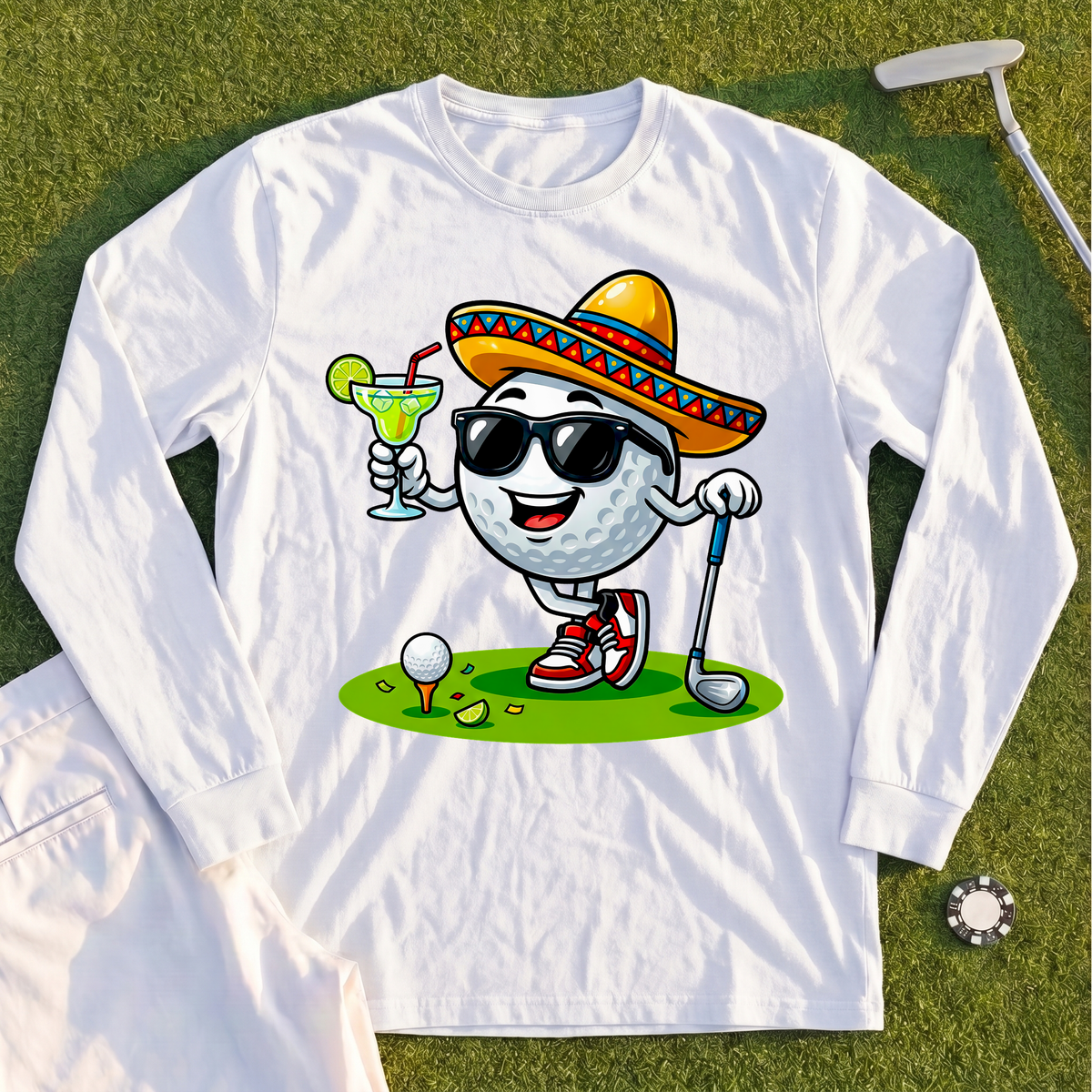 Cinco De Mayo Ball Long Sleeve Tee