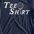 Tee Shirt Long Sleeve Tee, print close-up on Navy