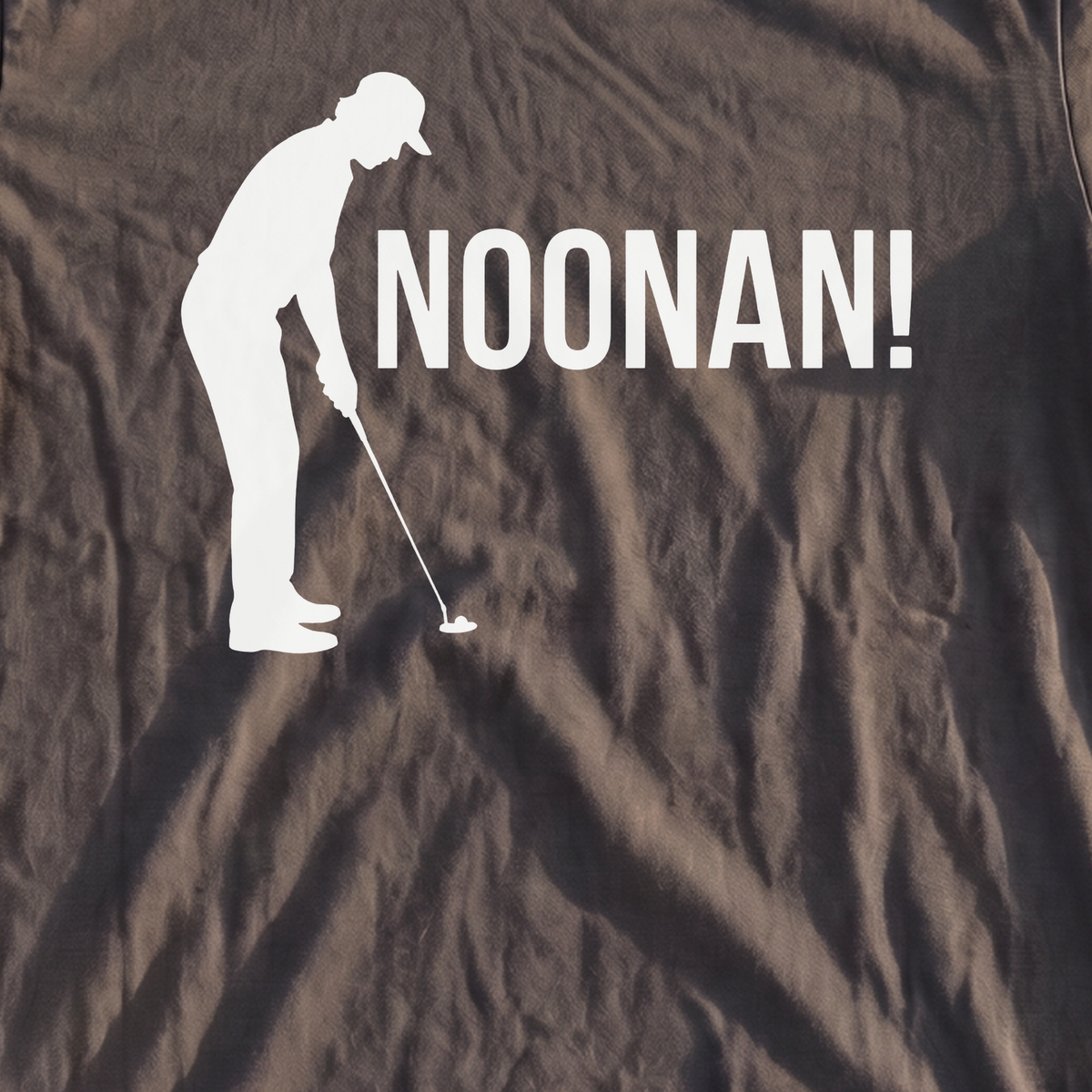Noonan! Premium Tee, print close-up on Pepper