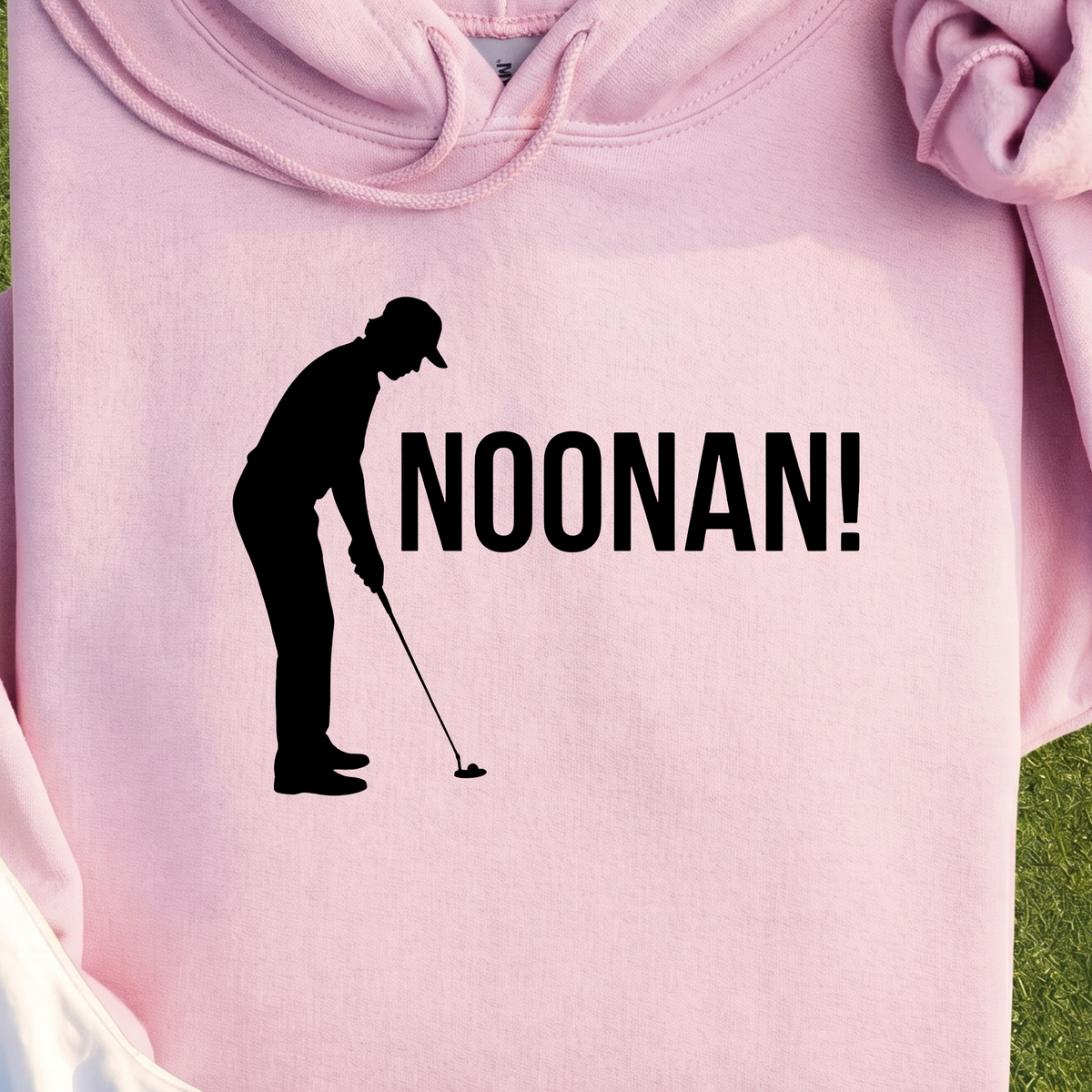 Noonan! Hoodie, print close-up on Light Pink