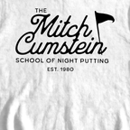 Mitch Cumstein School Of Night Putting Sweatshirt, print close-up on White