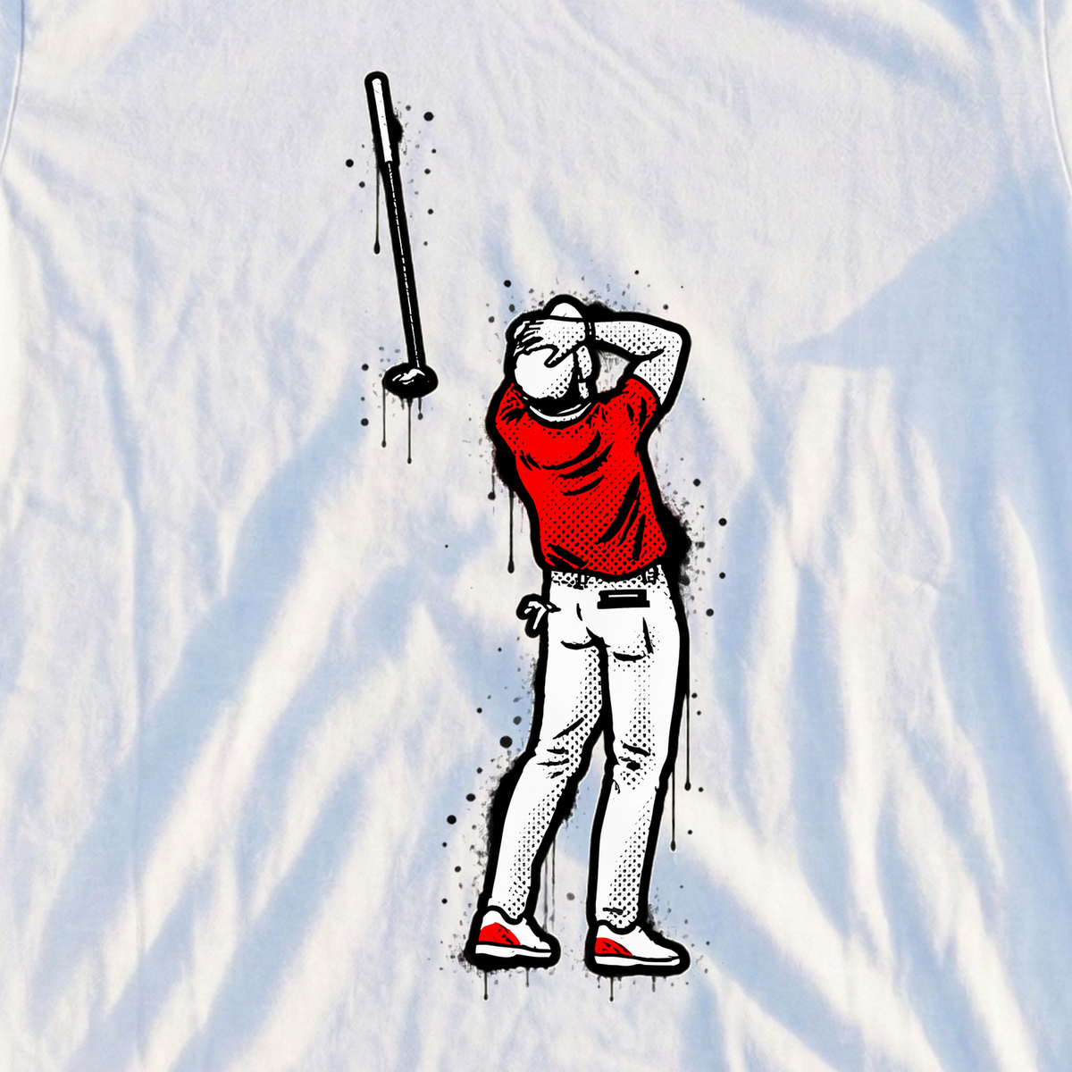 Rorie Wins It Tee, print close-up on White