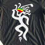Reggae Swing Tee, print close-up on Black