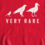 Very Rare Sweatshirt, print close-up on Red