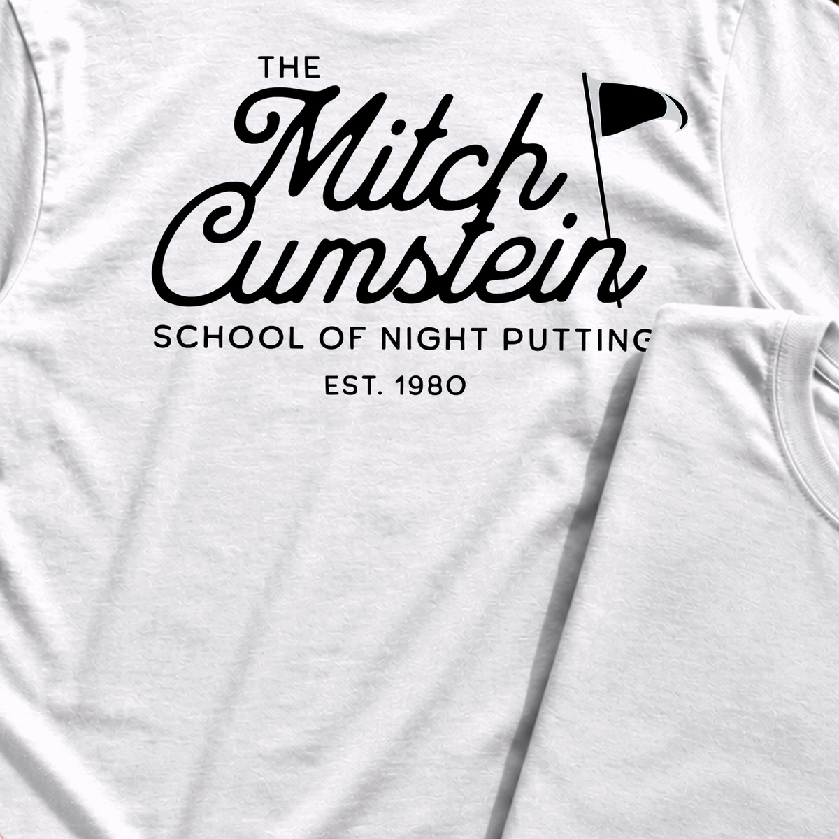 Mitch Cumstein School Of Night Putting Back Print Tee, print close-up on White