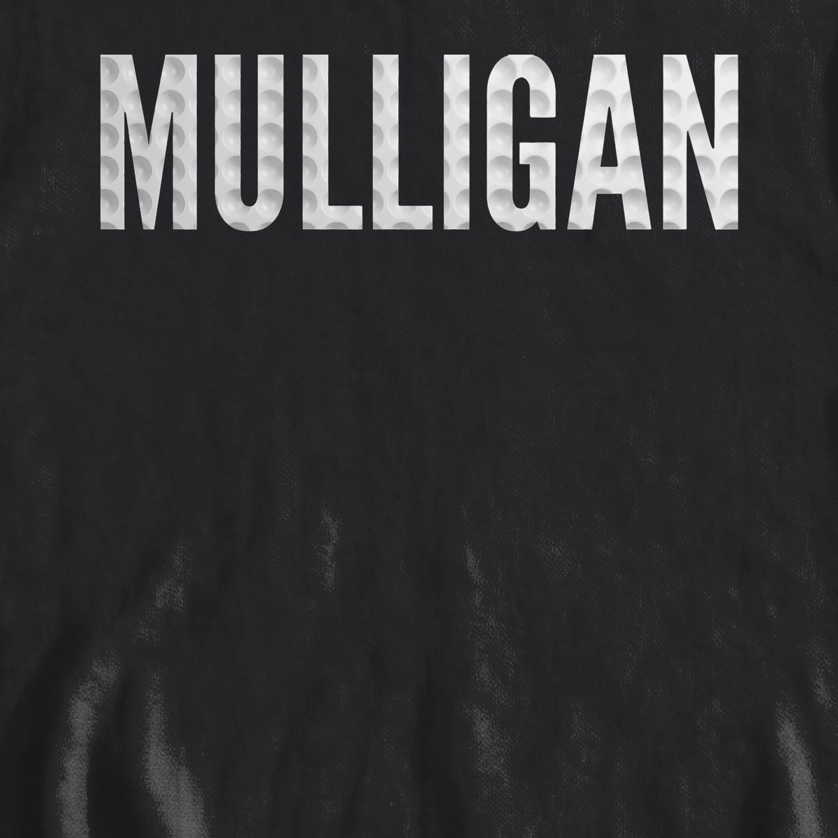 MULLIGAN Dimples Sweatshirt, print close-up on Black