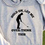Overthinking Hoodie, print close-up on Sport Grey