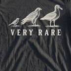 Very Rare Field Guide Tee, print close-up on Black