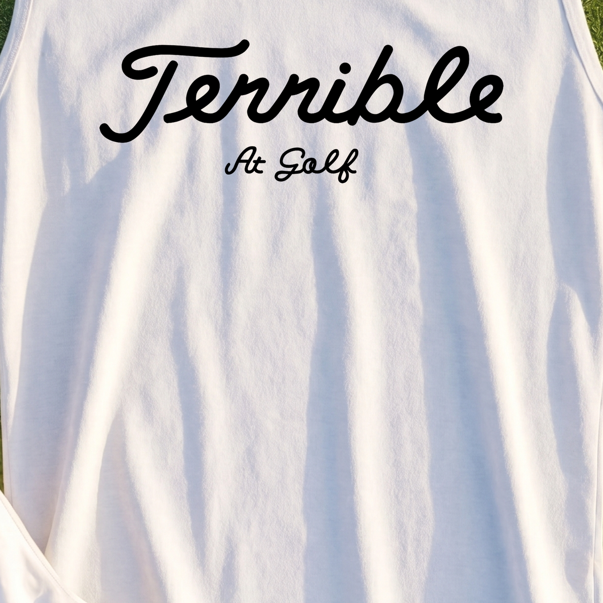 Terrible Tank, print close-up on White