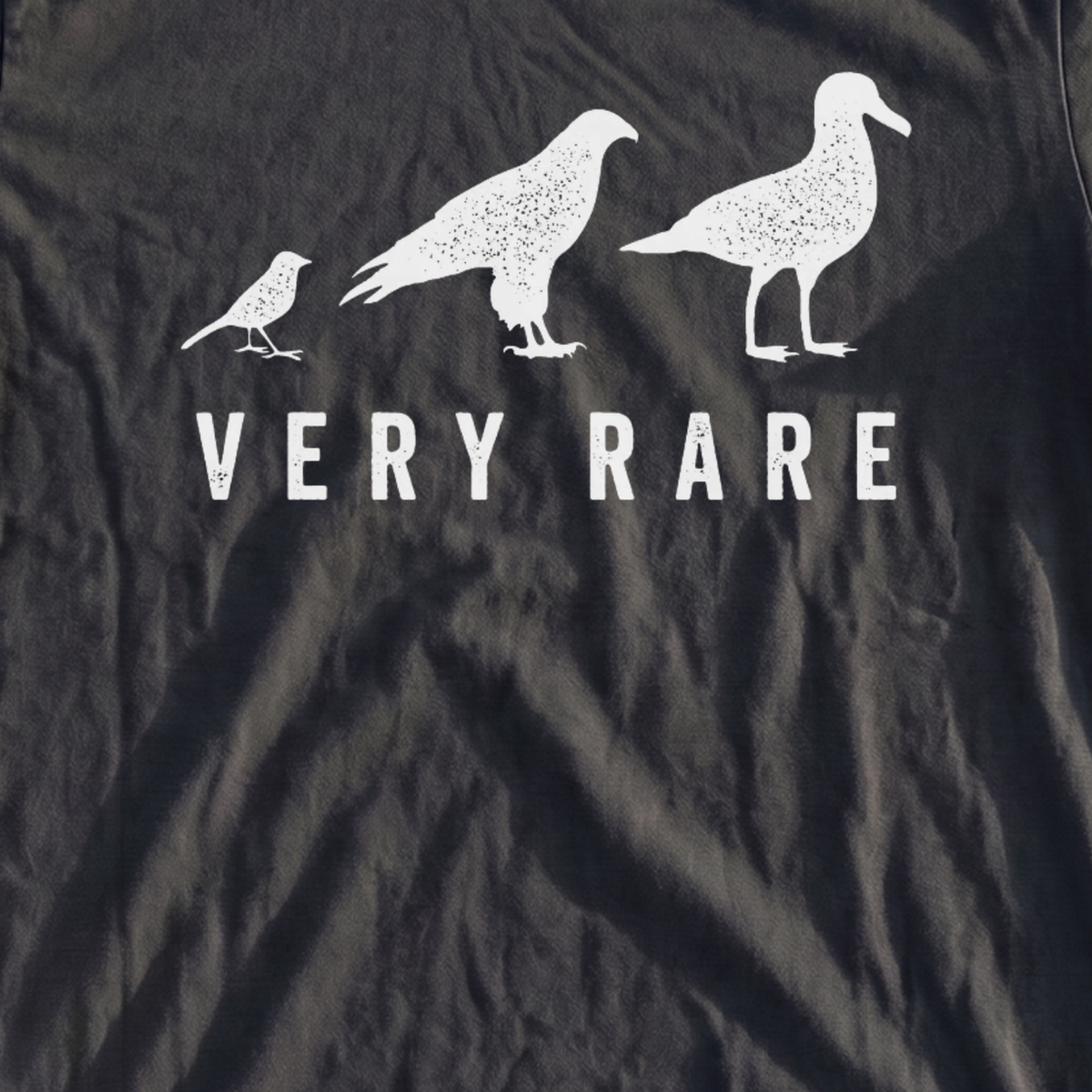 Very Rare Premium Tee, print close-up on Black