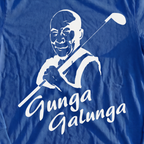 The Lama Long Sleeve Tee, print close-up on Royal