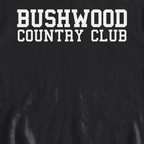 Bushwood Country Club Varsity Sweatshirt, print close-up on Black