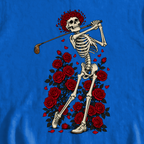 Swing Eternal Sweatshirt, print close-up on Royal