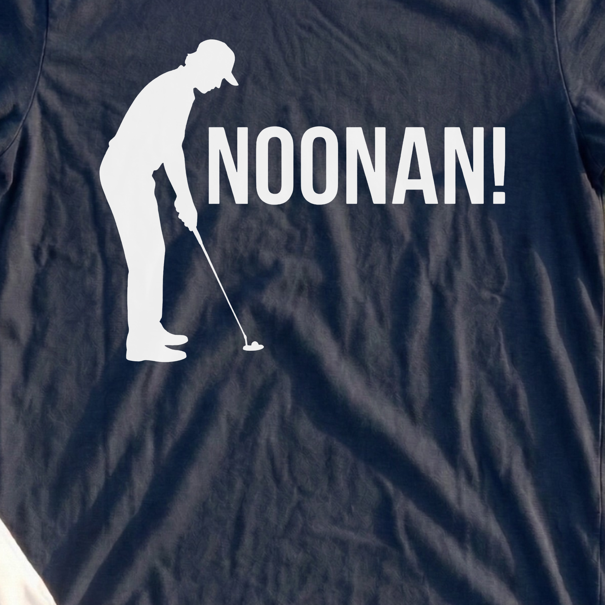 Noonan! Tee, print close-up on Navy