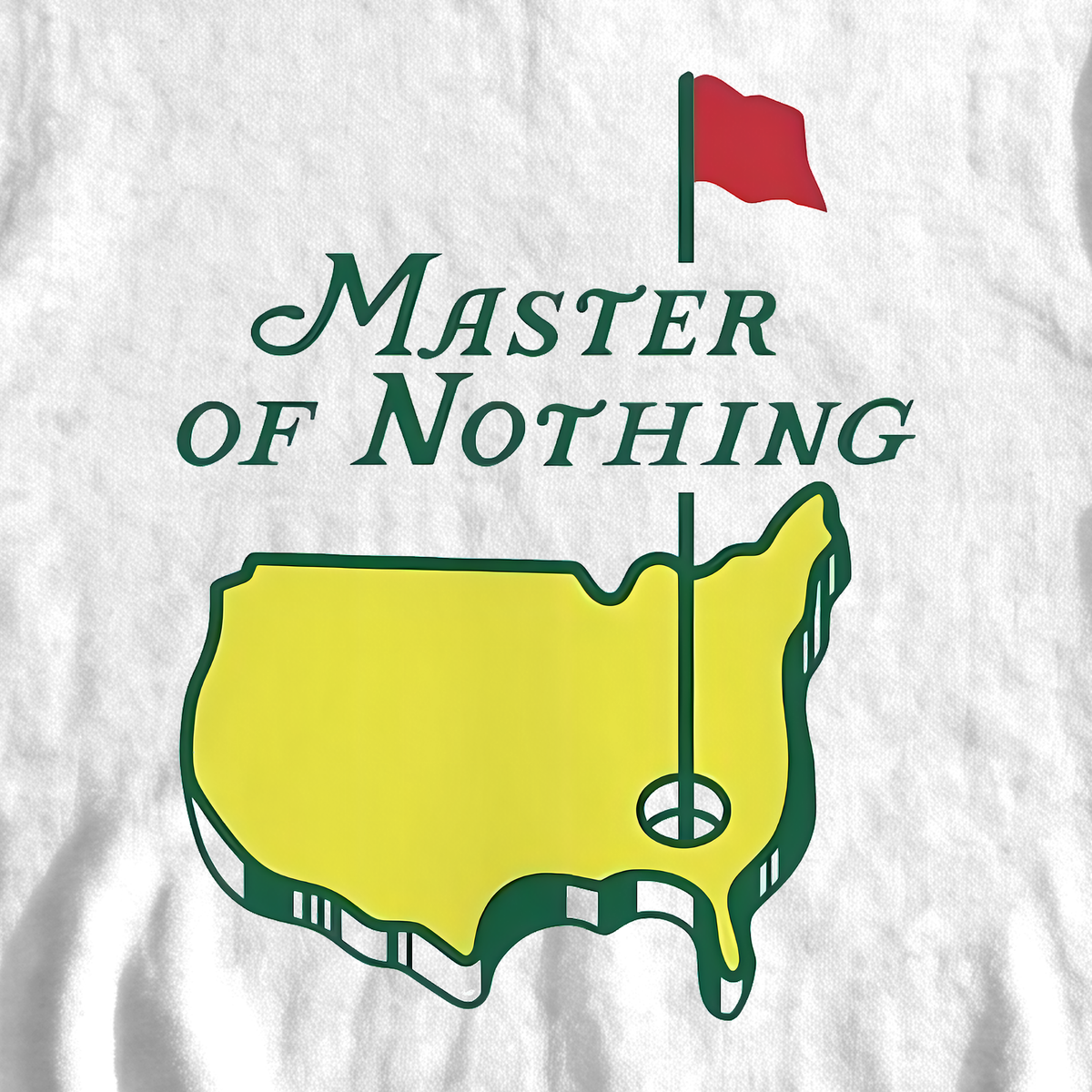 Master Of Nothing Sweatshirt, print close-up on White