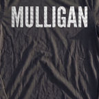 MULLIGAN Dimples Long Sleeve Tee, print close-up on Black