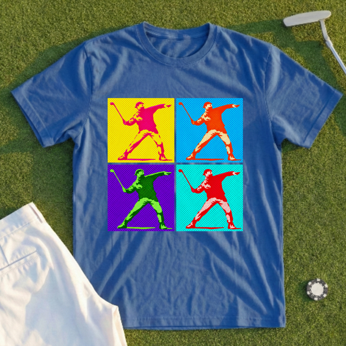 Club Thrower Pop Art Grid Tee
