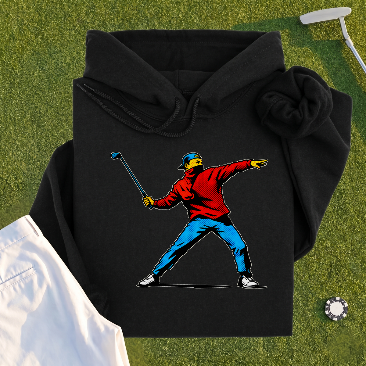Club Thrower Pop Art Hoodie