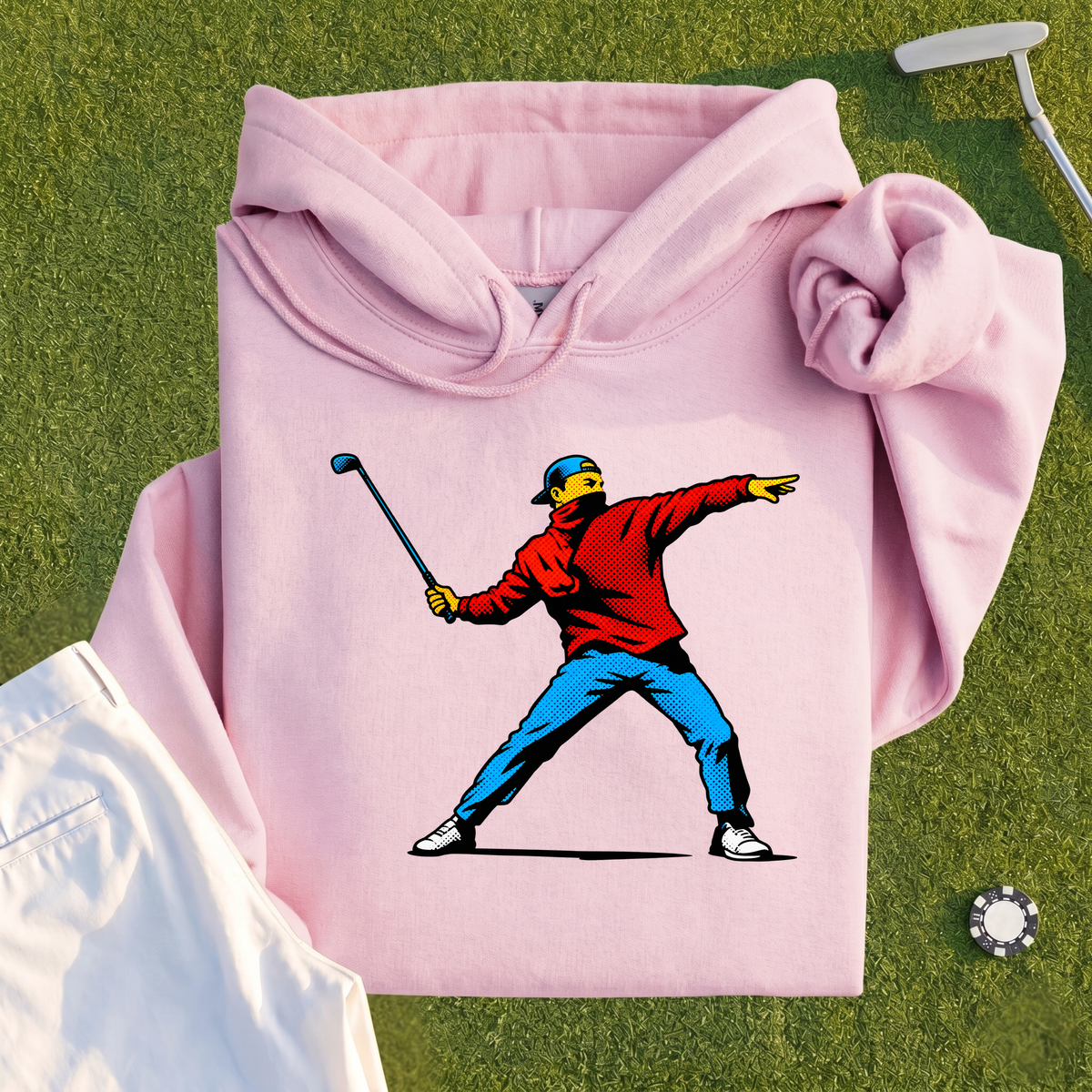 Club Thrower Pop Art Hoodie