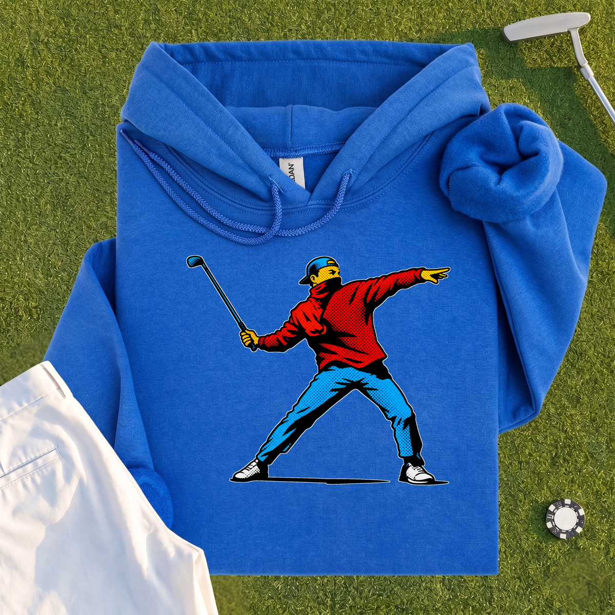 Club Thrower Pop Art Hoodie