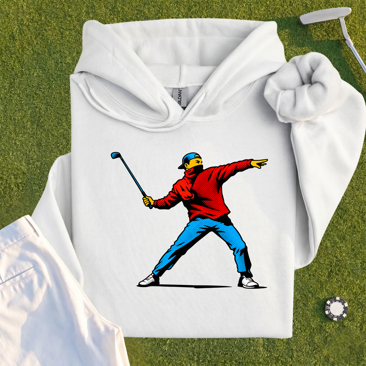 Club Thrower Pop Art Hoodie