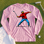 Club Thrower Pop Art Long Sleeve Tee