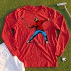 Club Thrower Pop Art Long Sleeve Tee