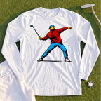 Club Thrower Pop Art Long Sleeve Tee