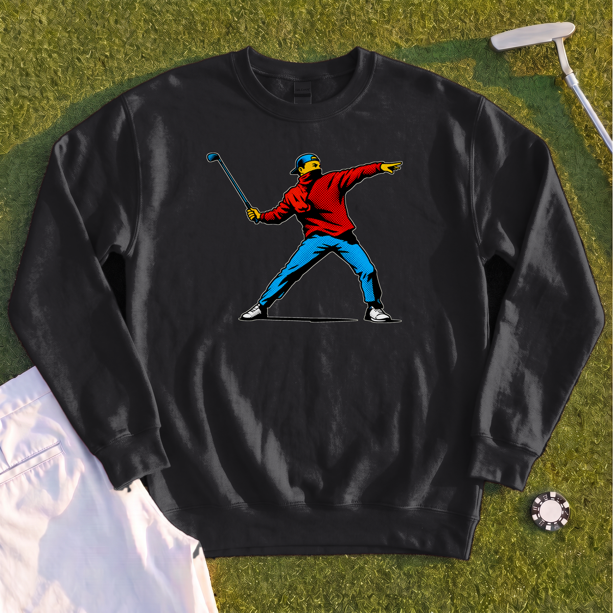 Club Thrower Pop Art Sweatshirt