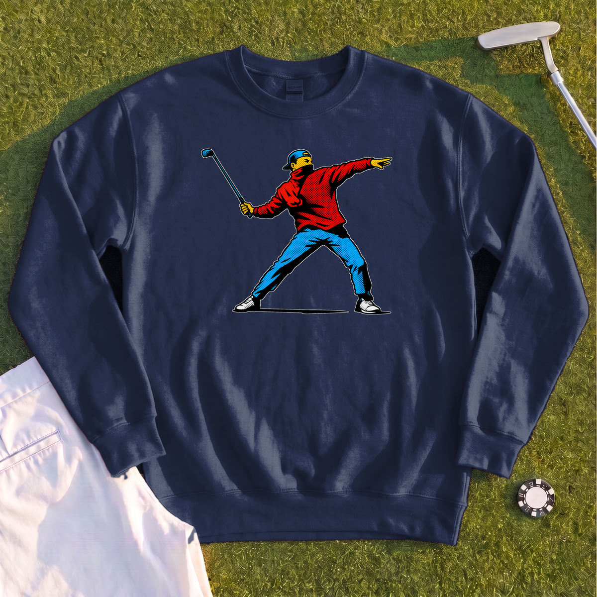 Club Thrower Pop Art Sweatshirt