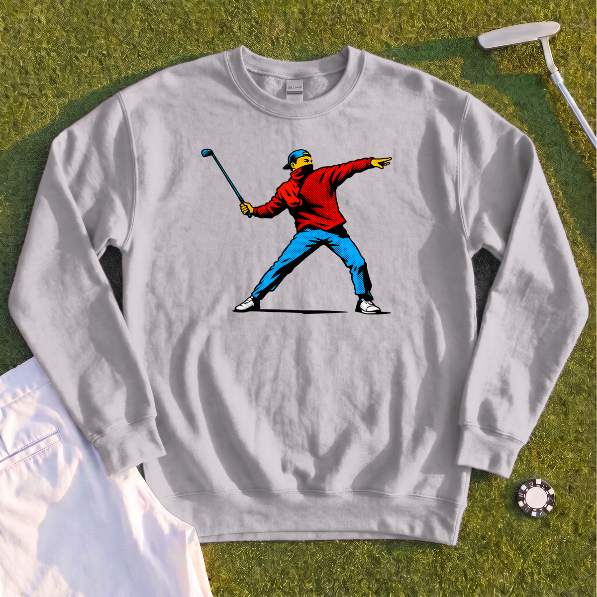 Club Thrower Pop Art Sweatshirt