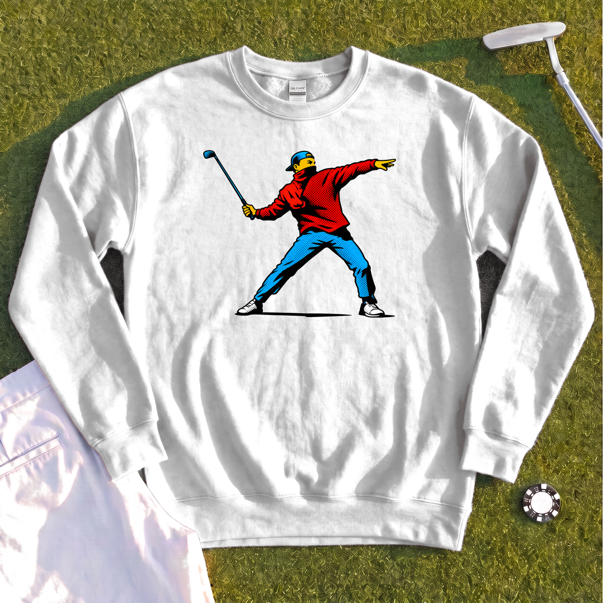 Club Thrower Pop Art Sweatshirt